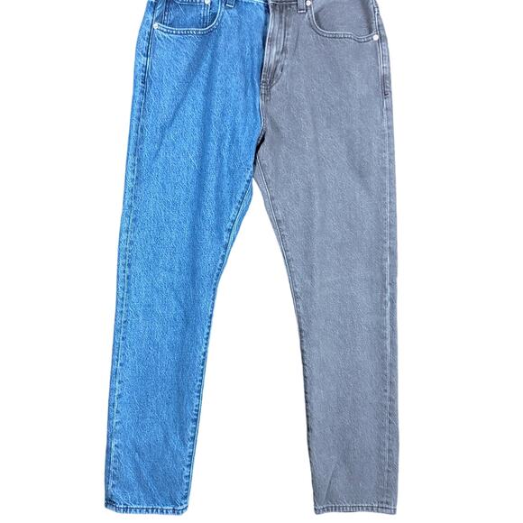 Pacsun Mens Jeans Blue Gray Denim Slim Tapered Stretch 32x32 (32x29) - Picture 1 of 11